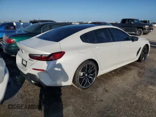 2024 BMW 8 Series M850i with VIN WBAGV8C06RCR92096, listed as a Copart auction lot 75088224 with 0 mi miles and Non Repairable. Bid and sale history available at carsss.com. Image 3.