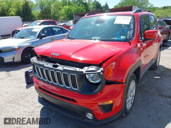 2019 Jeep Renegade Latitude with VIN ZACNJABB5KPJ76737, listed as a IAAI auction lot 42110824 with 85,543 mi miles and . Bid and sale history available at DreamBid. Image 6.