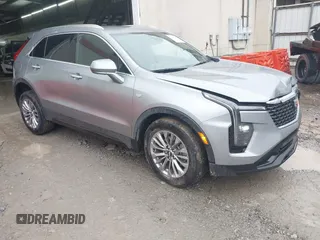 2024 Cadillac XT4 AWD Premium Luxury with VIN 1GYFZDR46RF153662, listed as a IAAI auction lot 41483808 with 27,069 mi miles and . Bid and sale history available at carsss.com. Image 1.