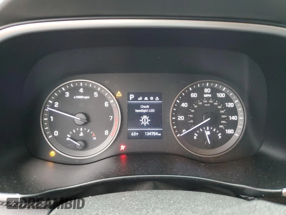 2019 Hyundai Tucson Sport with VIN KM8J33AL1KU063539, listed as a Copart auction lot 81224894 with 134,754 mi miles and Salvage Title. Bid and sale history available at carsss.com. Image 9.