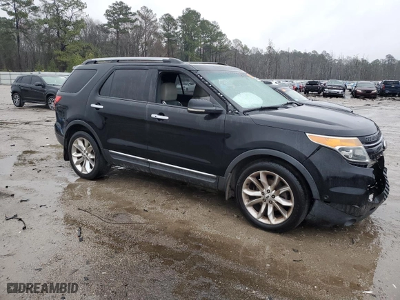 2012 Ford Explorer Limited with VIN 1FMHK7F88CGA50641, listed as a Copart auction lot 48224655 with 0 mi miles and Salvage Title. Bid and sale history available at carsss.com. Image 4.