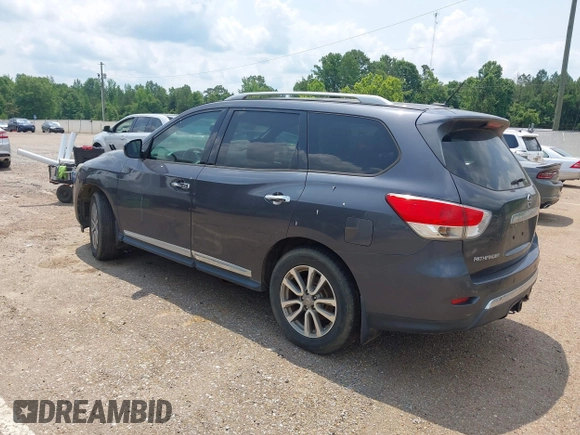 2014 Nissan Pathfinder Platinum z VIN 5N1AR2MN1EC734966, wystawiony jako IAAI lot #42407058 z przebiegiem 99 998 mil mil oraz . Historia ofert i sprzedaży dostępna na DreamBid. Obrazek 3.