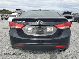 2013 Hyundai Elantra Coupe GS PZEV with VIN KMHDH6AE9DU007983, listed as a Copart auction lot 74776824 with 129,222 mi miles and Salvage Title. Bid and sale history available at carsss.com. Image 6.