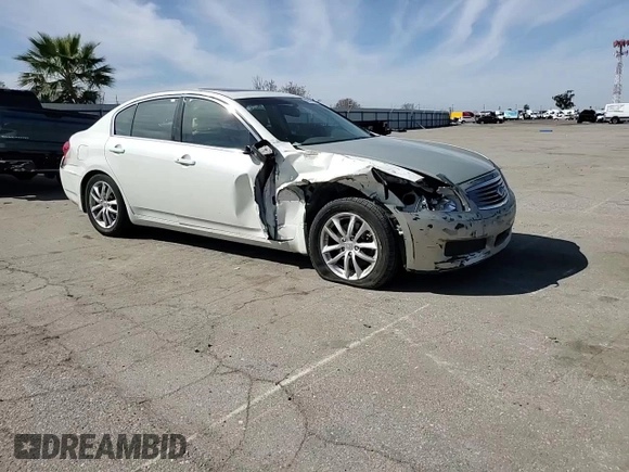 2008 Infiniti G35 Journey with VIN JNKBV61E58M218977, listed as a Copart auction lot 49639525 with Not Provided miles and Salvage Title. Bid and sale history available at DreamBid. Image 11.
