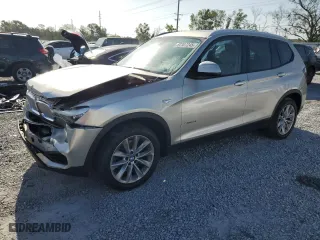 2015 BMW X3 xDrive28i with VIN 5UXWX9C5XF0D45936, listed as a Copart auction lot 52307245 with 85,662 mi miles and Salvage Title. Bid and sale history available at carsss.com. Image 1.