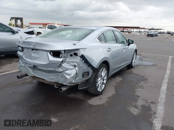 2017 Mazda 6 Touring with VIN JM1GL1V55H1102707, listed as a IAAI auction lot 42179510 with 86,841 mi miles and . Bid and sale history available at carsss.com. Image 4.