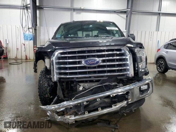 2015 Ford F-150 XLT with VIN 1FTEW1EGXFFB70128, listed as a Copart auction lot 50907155 with 152,504 mi miles and Salvage Title. Bid and sale history available at carsss.com. Image 5.
