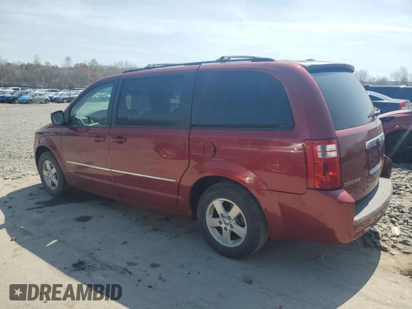 2010 Dodge Grand Caravan SXT with VIN 2D4RN5D1XAR389037, listed as a Copart auction lot 53931905 with 169,794 mi miles and Salvage Title. Bid and sale history available at DreamBid. Image 2.