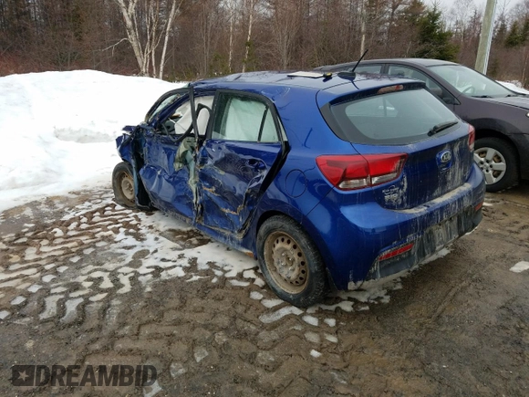 2018 Kia Rio LX with VIN 3KPA25AB0JE153207, listed as a Copart auction lot 48917895 with Not Provided miles and Salvage Title. Bid and sale history available at DreamBid. Image 2.