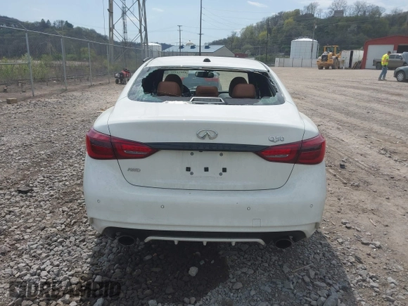 2023 Infiniti Q50 SENSORY with VIN JN1EV7CRXPM540682, listed as a IAAI auction lot 42074399 with 8,086 mi miles. Bid and sale history available at carsss.com. Image 16.
