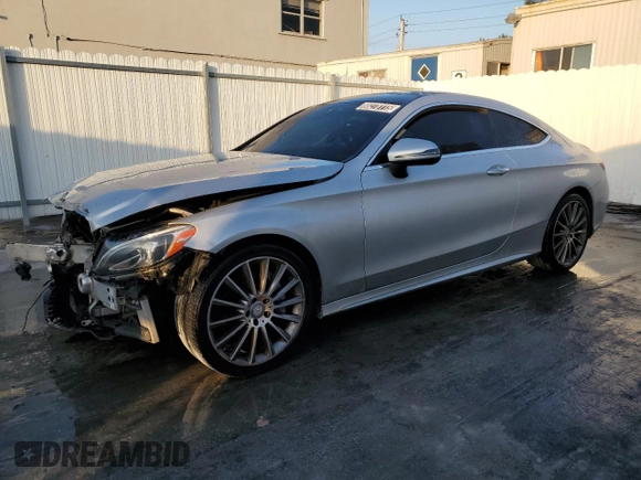 2017 Mercedes-Benz C 300 with VIN WDDWJ4JB8HF436205, listed as a Copart auction lot 88278115 with 119,535 mi miles and Clean Title. Bid and sale history available at carsss.com. Image 1.