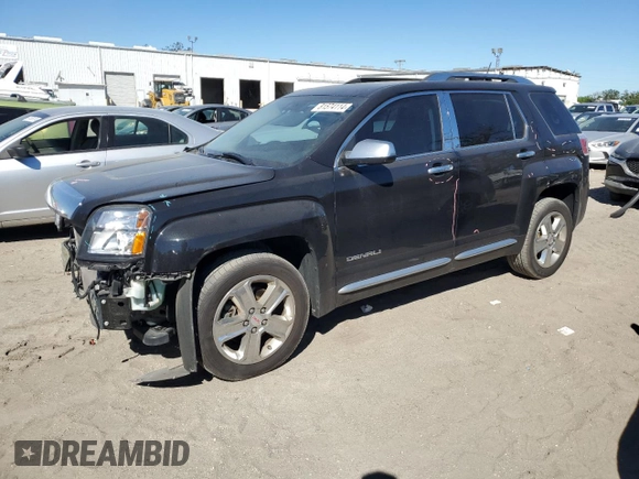 2015 GMC Terrain Denali with VIN 2GKALUEK0F6161918, listed as a Copart auction lot 81574114 with 61,354 mi miles and Salvage Title. Bid and sale history available at carsss.com. Image 1.