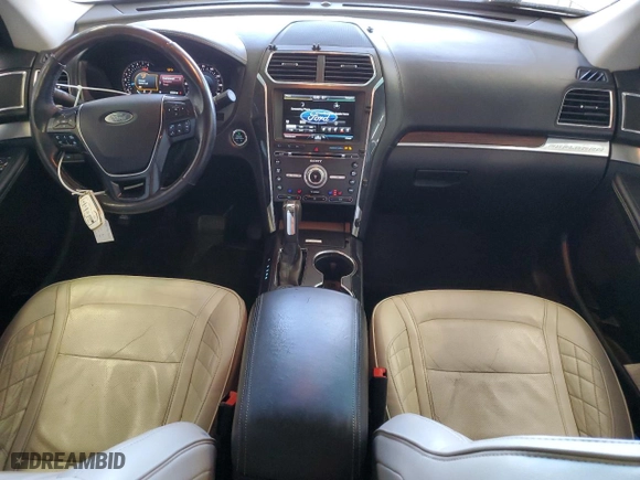2016 Ford Explorer Platinum with VIN 1FM5K8HT1GGB67252, listed as a Copart auction lot 50235475 with 105,061 mi miles and Salvage Title. Bid and sale history available at carsss.com. Image 8.