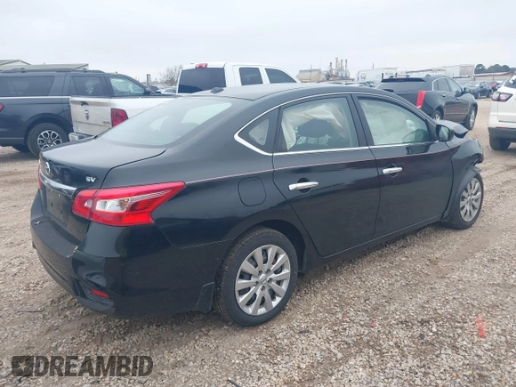 2017 Nissan Sentra SV with VIN 3N1AB7AP6HY340227, listed as a IAAI auction lot 41165392 with 87,093 mi miles and . Bid and sale history available at DreamBid. Image 4.