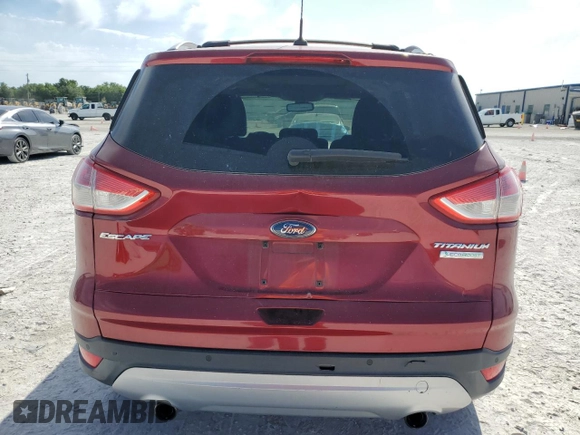 2013 Ford Escape Titanium with VIN 1FMCU0J90DUB60159, listed as a Copart auction lot 50957605 with 159,961 mi miles and Salvage title. Bid and sale history available at DreamBid. Image 6.