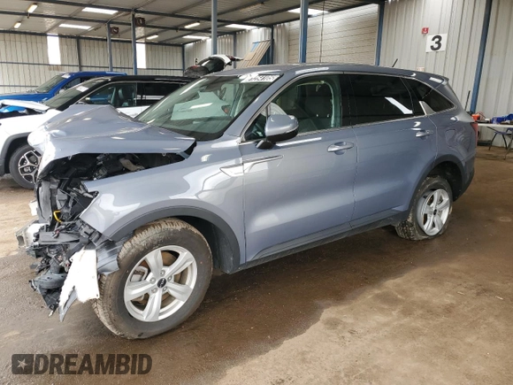 2023 Kia Sorento LX with VIN 5XYRGDLCXPG179412, listed as a Copart auction lot 61254105 with 57,545 mi miles and Clean title. Bid and sale history available at DreamBid. Image 1.