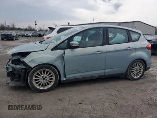 2014 Ford C-Max SE with VIN 1FADP5AU6EL506133, listed as a Copart auction lot 53621595 with 129,874 mi miles and Salvage Title. Bid and sale history available at carsss.com. Image 1.