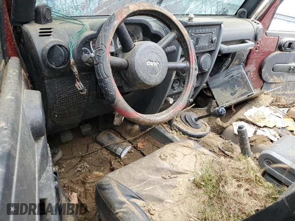 2008 Jeep Wrangler Rubicon with VIN 1J4GA64118L537031, listed as a Copart auction lot 78705164 with Not provided miles and Salvage title. Bid and sale history available at DreamBid. Image 8.