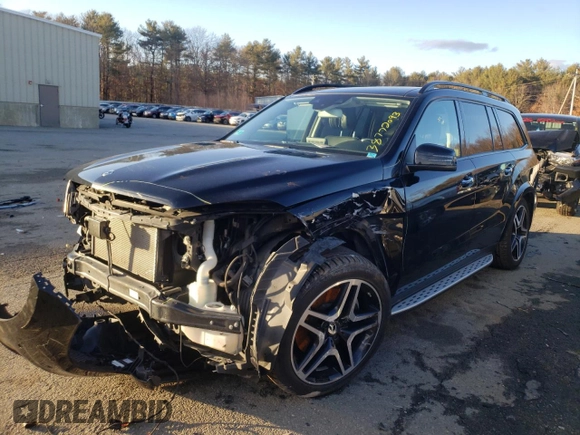 2018 Mercedes-Benz GLS with VIN 4JGDF7DE7JB085953, listed as a Copart auction lot 38772093 with 37,471 mi miles. Bid and sale history available at carsss.com. Image 1.