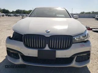 2018 BMW 7 Series 740i with VIN WBA7E2C58JG741652, listed as a Copart auction lot 57802073 with 79,441 mi miles. Bid and sale history available at carsss.com. Image 5.