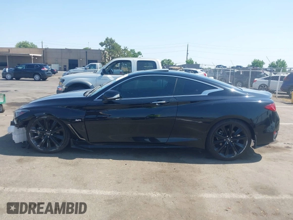 2020 Infiniti Q60 Luxe with VIN JN1EV7EK5LM340657, listed as a IAAI auction lot 42420359 with 32,554 mi miles and . Bid and sale history available at DreamBid. Image 14.