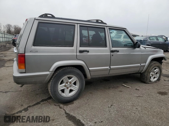 2000 Jeep Cherokee Limited with VIN 1J4FF68SXYL260251, listed as a Copart auction lot 44797665 with 142,390 mi miles and Salvage Title. Bid and sale history available at carsss.com. Image 3.