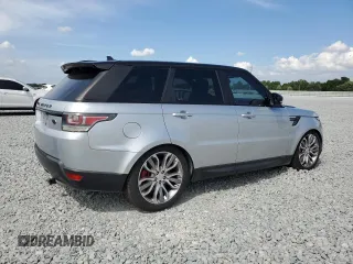 2016 Land Rover Range Rover Sport V8 Dynamic with VIN SALWR2EF9GA111720, listed as a Copart auction lot 52179465 with 99,452 mi miles and Clean Title. Bid and sale history available at carsss.com. Image 3.
