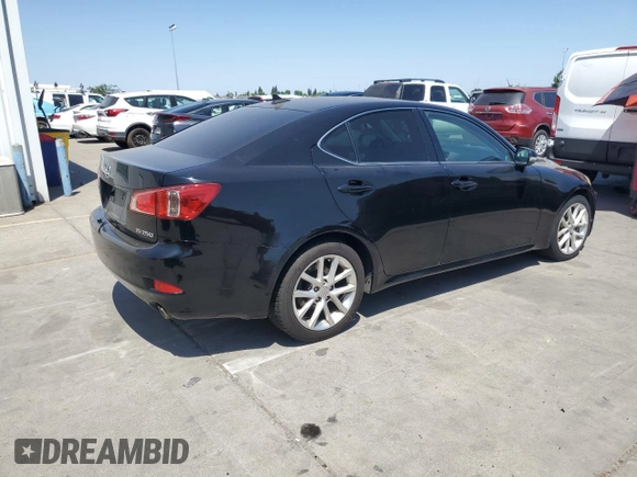 2011 Lexus IS 250 with VIN JTHBF5C25B5143967, listed as a Copart auction lot 62884385 with 323,715 mi miles and Clean title. Bid and sale history available at DreamBid. Image 3.
