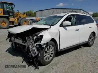 2016 Nissan Pathfinder S with VIN 5N1AR2MN1GC660242, listed as a Copart auction lot 51994375 with 115,084 mi miles and Salvage Title. Bid and sale history available at carsss.com. Image 12.