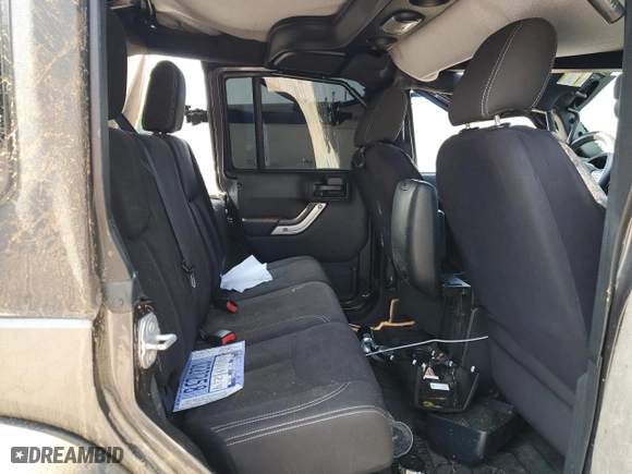 2017 Jeep Wrangler Unlimited Rubicon with VIN 1C4BJWFG5HL513848, listed as a Copart auction lot 68212524 with 0 mi miles and Salvage Title. Bid and sale history available at carsss.com. Image 11.