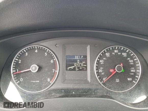 2013 Volkswagen Jetta SE with VIN 3VWDX7AJ8DM303461, listed as a Copart auction lot 47597995 with 164,378 mi miles and Salvage title. Bid and sale history available at DreamBid. Image 9.