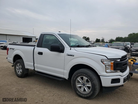 2018 Ford F-150 XL with VIN 1FTMF1EP8JFC54081, listed as a Copart auction lot 68204854 with 21,853 mi miles and Salvage Title. Bid and sale history available at carsss.com. Image 4.