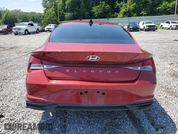2023 Hyundai Elantra SEL with VIN KMHLM4AG7PU607726, listed as a Copart auction lot 61672495 with 71,041 mi miles and Clean title. Bid and sale history available at DreamBid. Image 6.