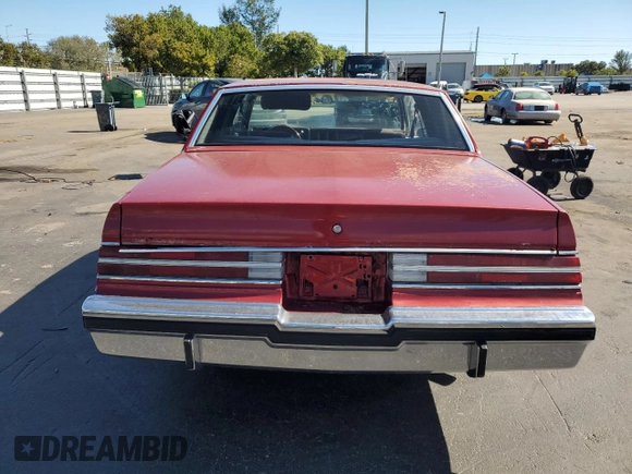 1983 Buick Regal with VIN 1G4AM47A1DH963801, listed as a Copart auction lot 42805055 with 163,296 mi miles and Salvage Title. Bid and sale history available at DreamBid. Image 6.