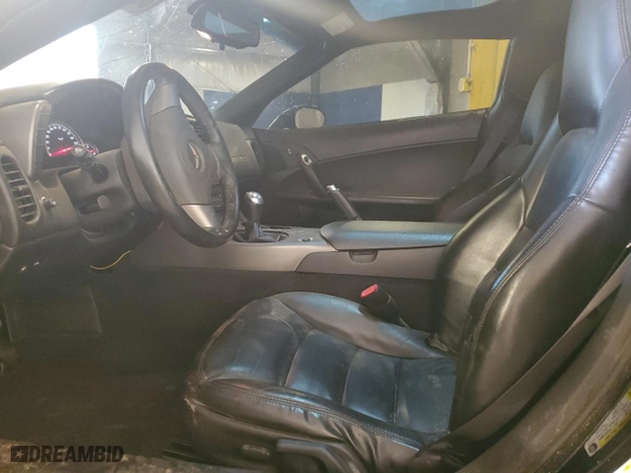 2007 Chevrolet Corvette with VIN 1G1YY25U775120855, listed as a Copart auction lot 80844154 with 0 mi miles and Salvage Title. Bid and sale history available at carsss.com. Image 7.