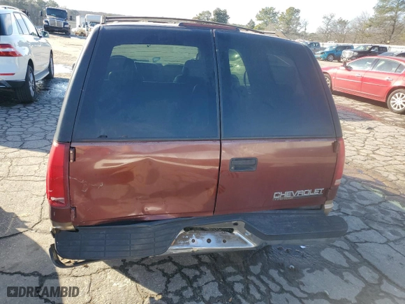 1999 Chevrolet Tahoe with VIN 1GNEC13RXXJ385740, listed as a Copart auction lot 86870484 with 271,302 mi miles and Salvage Title. Bid and sale history available at carsss.com. Image 6.
