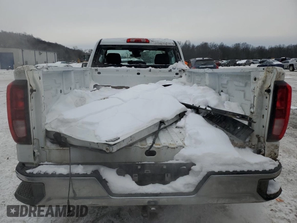 2023 GMC Sierra 1500 with VIN 3GTNUAED0PG362010, listed as a Copart auction lot 87900335 with 23,496 mi miles and Salvage Title. Bid and sale history available at DreamBid. Image 6.