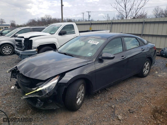 2021 Hyundai Elantra SE with VIN 5NPLL4AG3MH011039, listed as a Copart auction lot 50192505 with 35,077 mi miles and Salvage Title. Bid and sale history available at carsss.com. Image 1.
