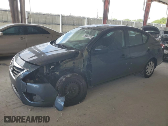 2017 Nissan Versa SV z VIN 3N1CN7APXHL896795, wystawiony jako Copart lot #59953285 z przebiegiem 110 242 mil mil oraz Szkoda całkowita • Salvage title. Historia ofert i sprzedaży dostępna na DreamBid. Obrazek 1.