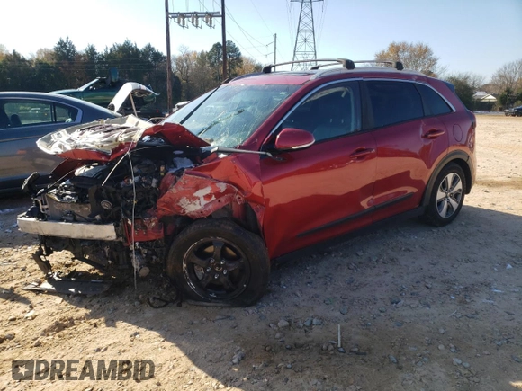 2019 Kia Niro Touring with VIN KNDCE3LC0K5234392, listed as a Copart auction lot 42487485 with 0 mi miles and Salvage Title. Bid and sale history available at carsss.com. Image 1.