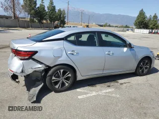 2021 Nissan Sentra SV with VIN 3N1AB8CV6MY299075, listed as a Copart auction lot 50176035 with 68,182 mi miles and Salvage Title. Bid and sale history available at DreamBid. Image 3.
