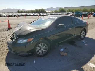 2012 Honda Civic Cpe LX with VIN 2HGFG3B55CH553583, listed as a Copart auction lot 69271314 with 149,172 mi miles and Salvage Title. Bid and sale history available at carsss.com. Image 1.