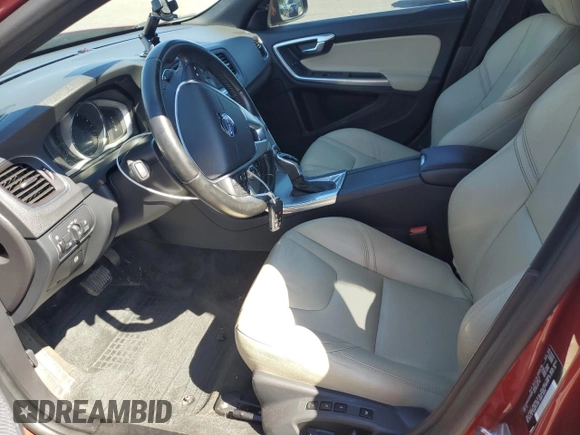2017 Volvo V60 Premier with VIN YV140MEK9H1368695, listed as a Copart auction lot 69921384 with 99,724 mi miles and Salvage Title. Bid and sale history available at carsss.com. Image 7.