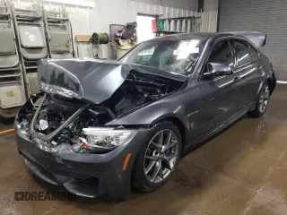 2016 BMW M3 with VIN WBS8M9C58G5D31002, listed as a Copart auction lot 43856904 with 55,300 mi miles. Bid and sale history available at carsss.com. Image 1.