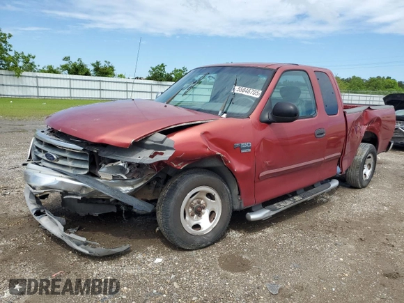 2004 Ford F-150 XL with VIN 2FTRX17W84CA37122, listed as a Copart auction lot 55846705 with Not provided miles and Salvage title. Bid and sale history available at DreamBid. Image 1.