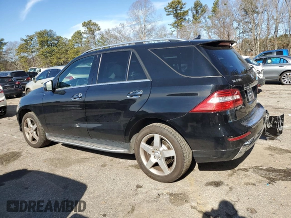 2014 Mercedes-Benz M 550 with VIN 4JGDA7DB0EA376522, listed as a Copart auction lot 42029495 with 94,742 mi miles and Salvage Title. Bid and sale history available at carsss.com. Image 2.