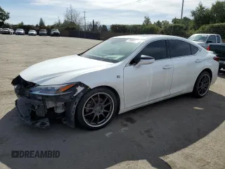 2019 Lexus ES 350 with VIN 58ABZ1B1XKU016927, listed as a Copart auction lot 45605125 with 84,287 mi miles and Salvage title. Bid and sale history available at DreamBid. Image 1.