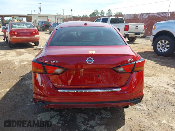 2019 Nissan Altima 2.5 SV with VIN 1N4BL4DV9KC218782, listed as a IAAI auction lot 41679464 with 112,195 mi miles. Bid and sale history available at carsss.com. Image 16.