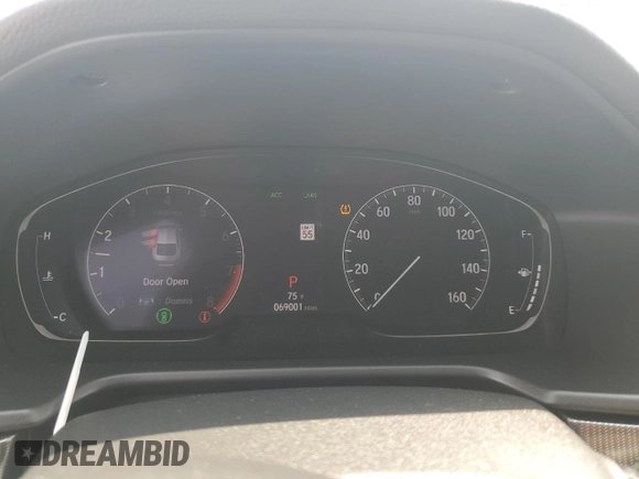 2019 Honda Accord Sport with VIN 1HGCV2F32KA008112, listed as a Copart auction lot 65229765 with 69,001 mi miles and Salvage title. Bid and sale history available at DreamBid. Image 9.