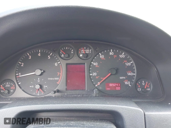 1998 Audi A6 z VIN WAUBA24B4WN149291, wystawiony jako IAAI lot #42256333 z przebiegiem 189 241 mil mil oraz . Historia ofert i sprzedaży dostępna na DreamBid. Obrazek 7.